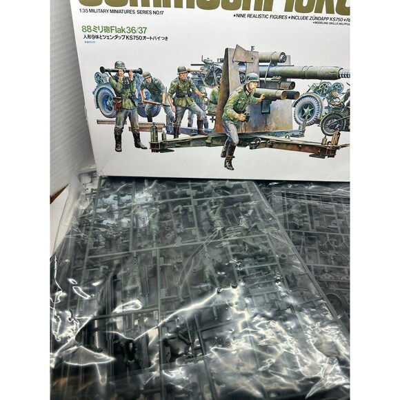 1/35 German 88MM Gun Flak 36/37 MRC-Tamiya Super kit w/ 9 figures & KS750 #MM117 - Picture 3 of 10